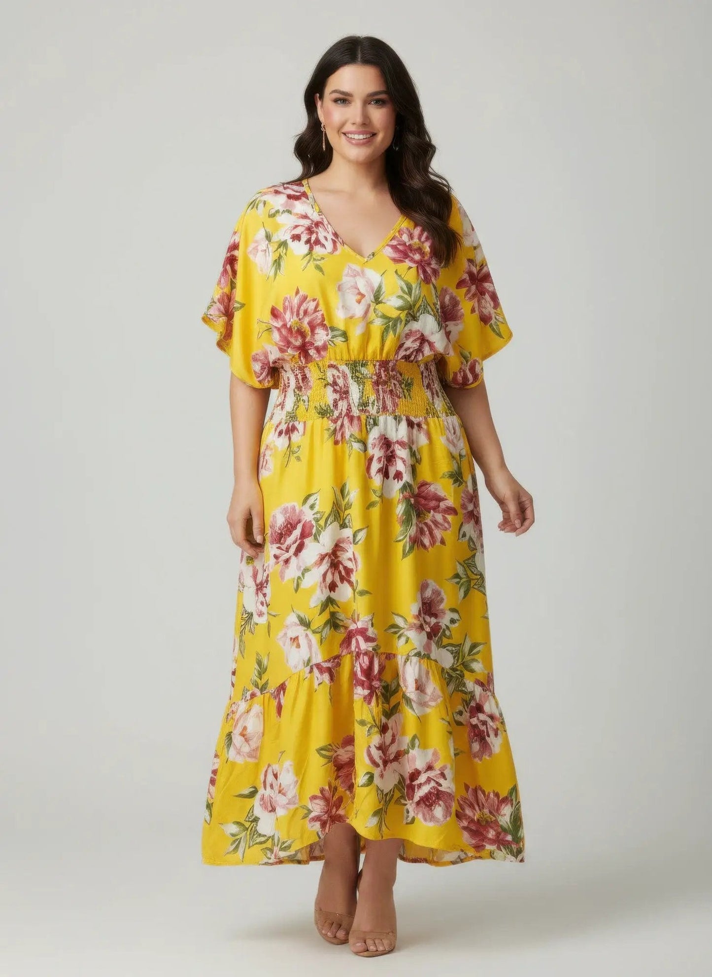 Mlle Gabrielle Floral Dress - Plus Size